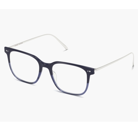 Warby Parker Caleb M 2124 Glasses Midnight Fade Silver